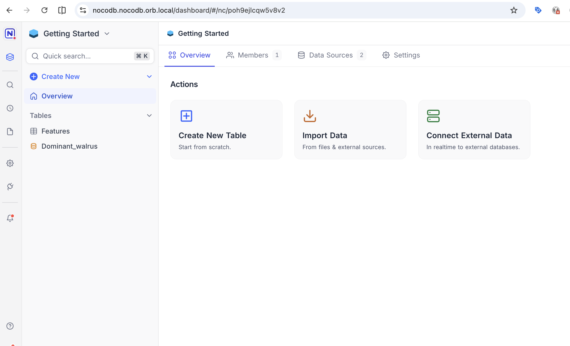 体验下nocodb这个神奇的系统